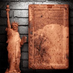 Old metal background N307