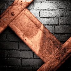 Old metal background N317