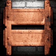Old metal background N322