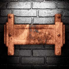 Old metal background N323