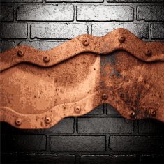 Old metal background N335