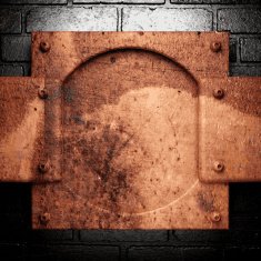 Old metal background N339