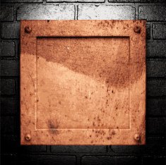 Old metal background N342