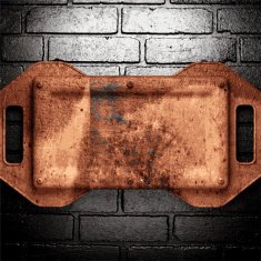 Old metal background N343