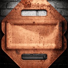 Old metal background N345