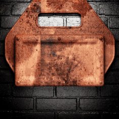 Old metal background N346