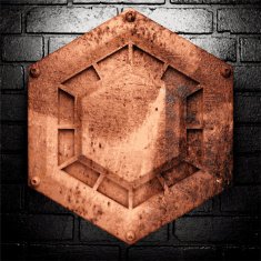 Old metal background N350