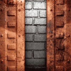 Old metal background N353