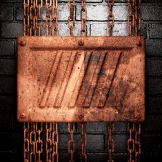 Old metal background N358