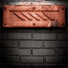 Old metal background N365