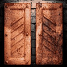 Old metal background N367