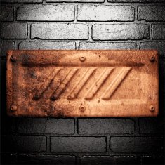 Old metal background N369