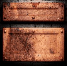 Old metal background N371