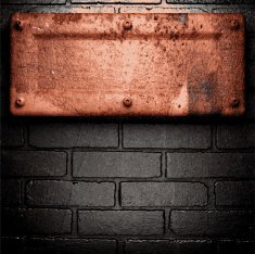 Old metal background N375