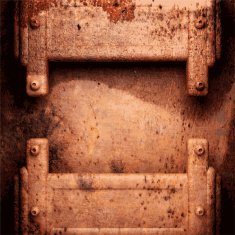 Old metal background N384