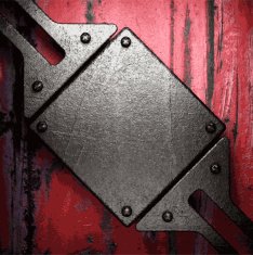 Old metal background N485