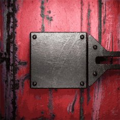 Old metal background N487
