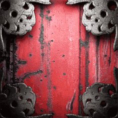 Old metal background N506