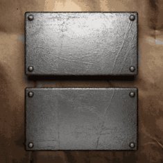 metal and paper background N62