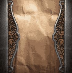 metal and paper background N95
