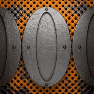 Old metal background N577
