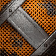 Old metal background N585