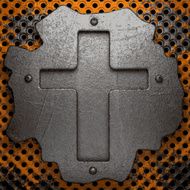 Old metal background N591