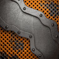 Old metal background N599