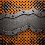 Old metal background N601