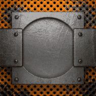 Old metal background N604