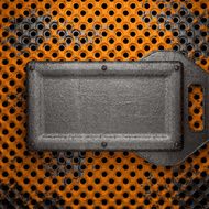 Old metal background N607