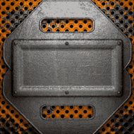Old metal background N608