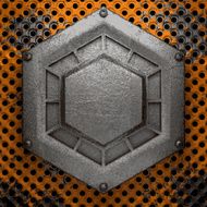 Old metal background N613