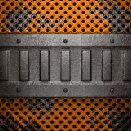 Old metal background N615