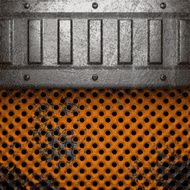 Old metal background N617