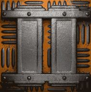 Old metal background N632