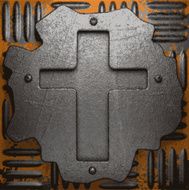 Old metal background N635