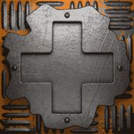Old metal background N636