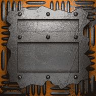 Old metal background N637