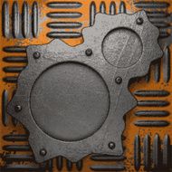 Old metal background N639