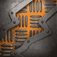 Old metal background N647