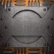 Old metal background N648