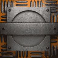 Old metal background N649