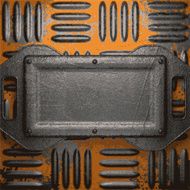 Old metal background N654