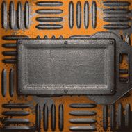 Old metal background N655