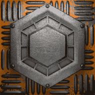 Old metal background N659