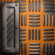 Old metal background N669