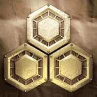 gold and paper background N67