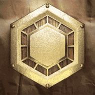 gold and paper background N68