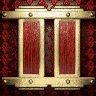 gold and wood background N230